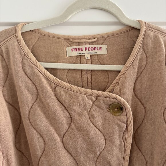 Free People Quilted Jacket - Size M - Picture 2 of 4
